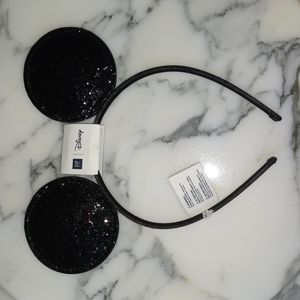 Gap kids x Disney Sparkly Black Mickey Ears Headband New with tags